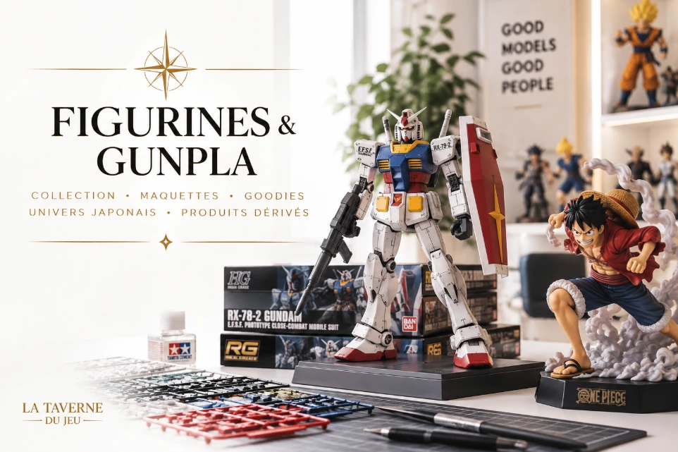 Figurines, Gunpla et produits dérivés – La Taverne du Jeu Suisse