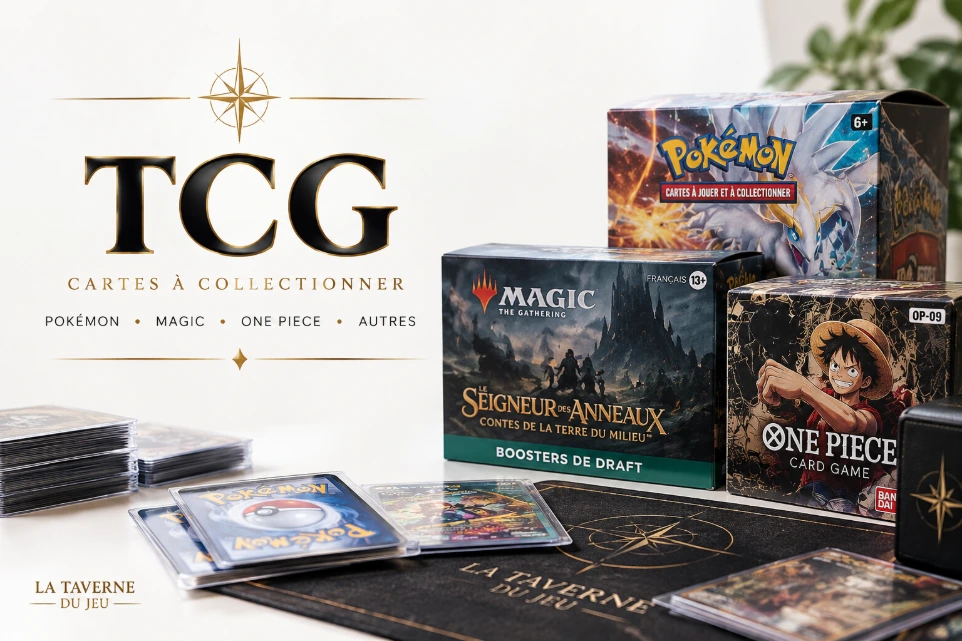 Cartes TCG Pokémon, Magic et One Piece – La Taverne du Jeu Suisse