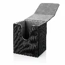 Boîte à cartes noire ouverte.webp