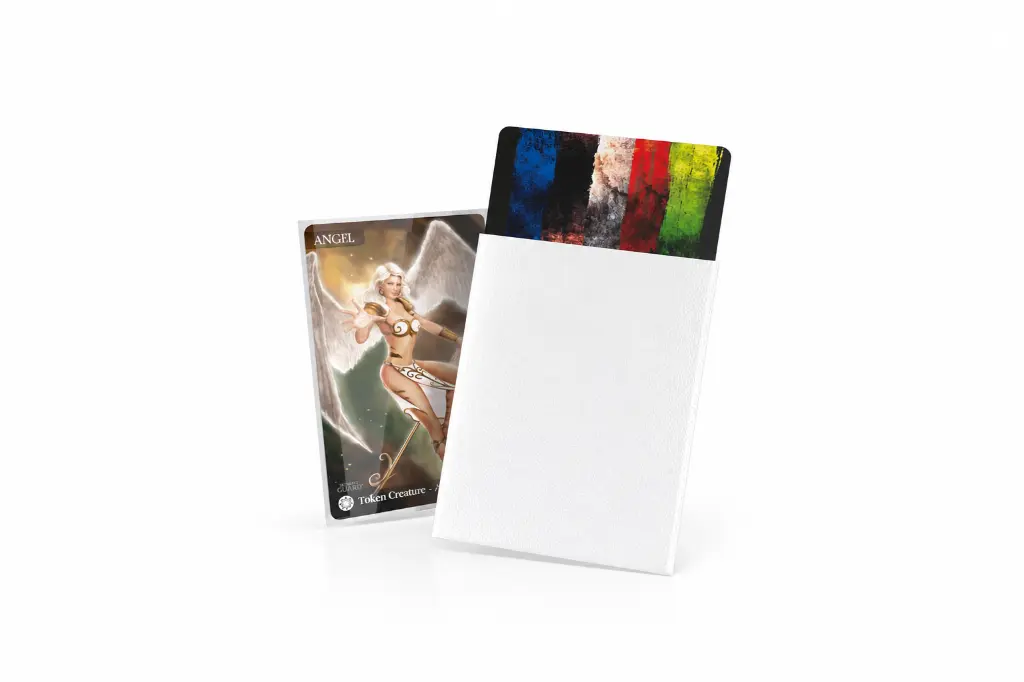 Étui blanc et carte Ange colorée.webp