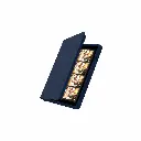 Classeur bleu marine ouvert avec cartes illustrées.webp