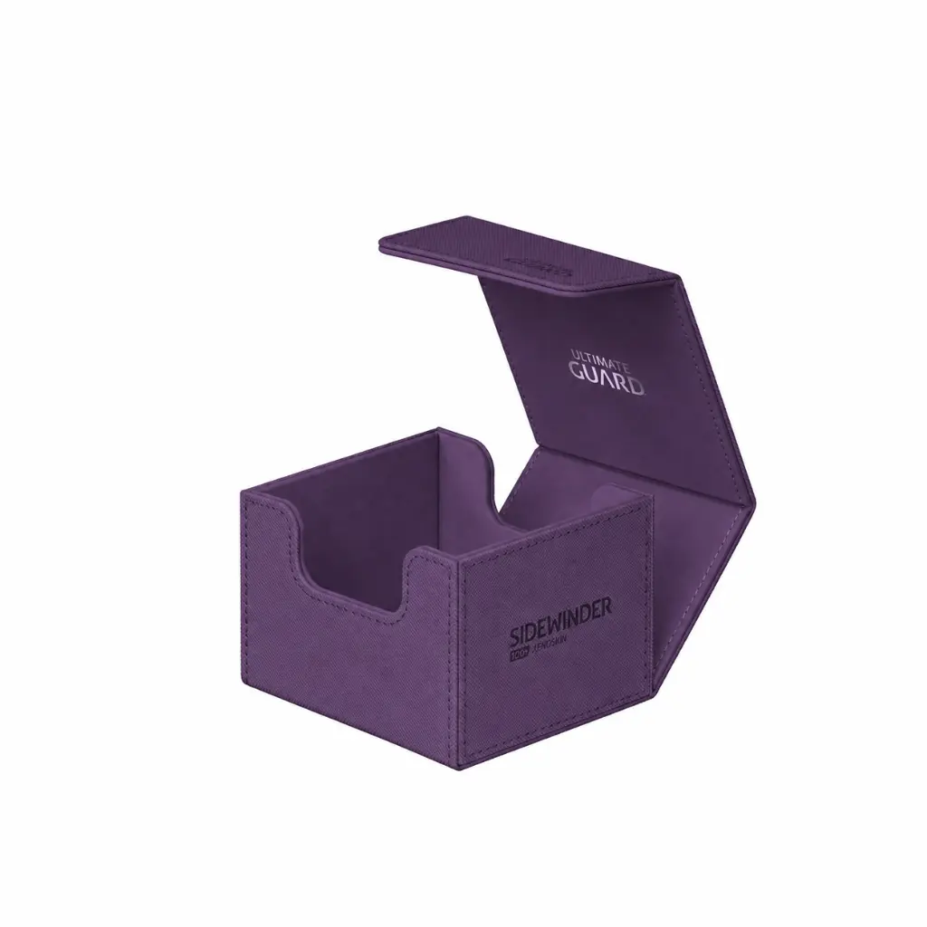 Boîte de cartes violette ouverte.webp