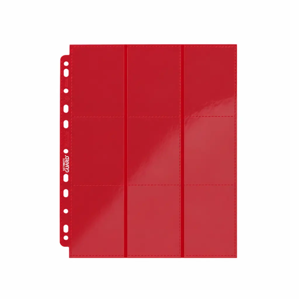 Pochette rouge Ultimate Guard à 9 cases.webp