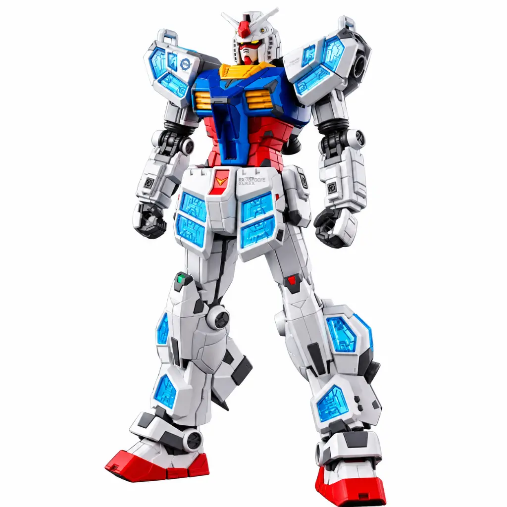 Gundam RX-78 tricolore en studio.webp