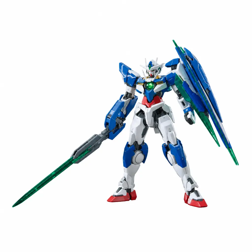 Maquette Gundam aux lames vertes.webp