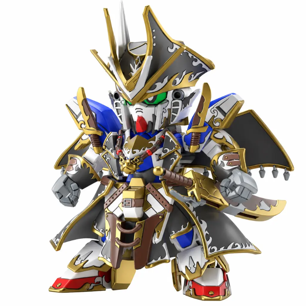 Gundam samouraï SD orné et détaillé.webp