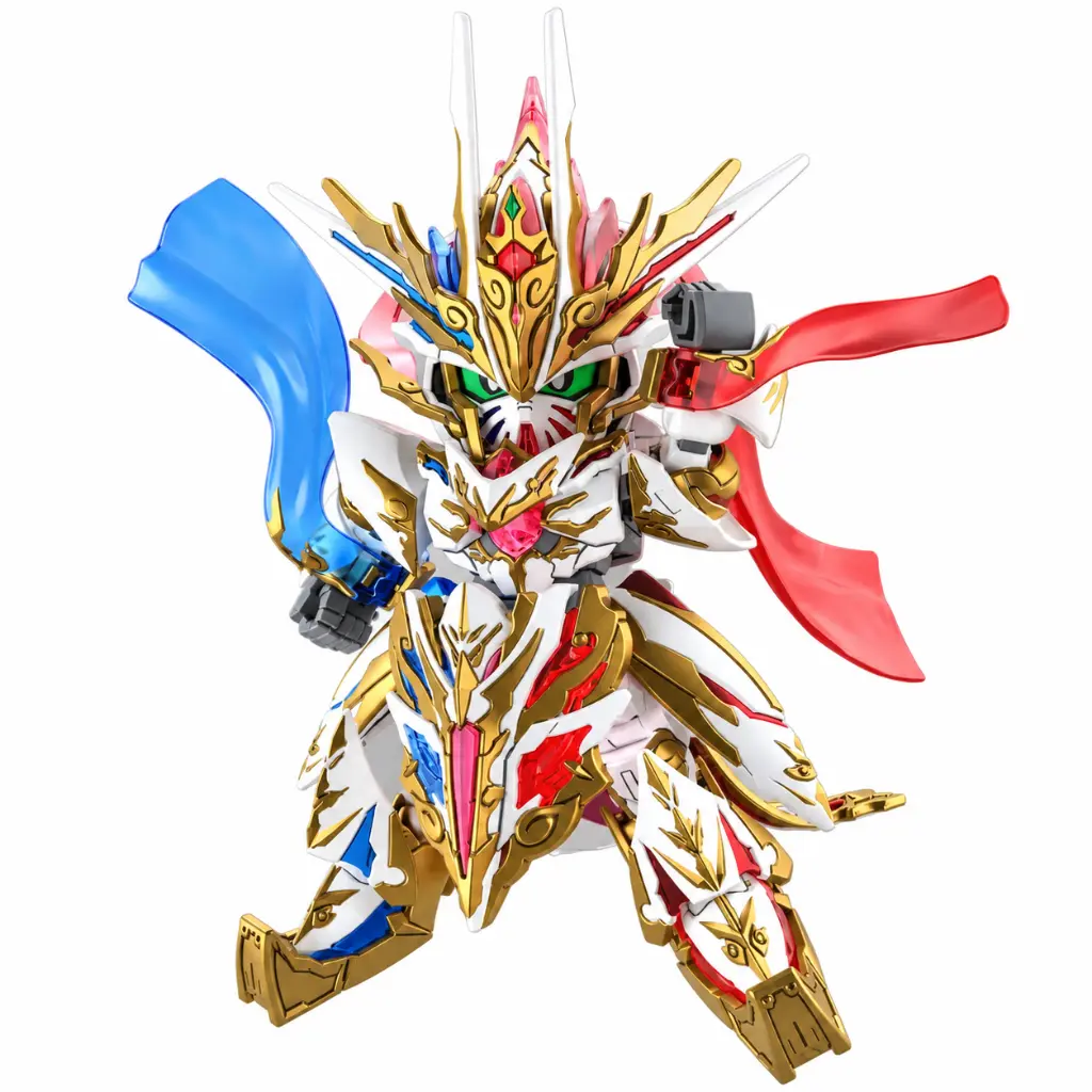 Guerrier Gundam SD orné et majestueux.webp