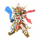 Guerrier Gundam SD orné et majestueux.webp