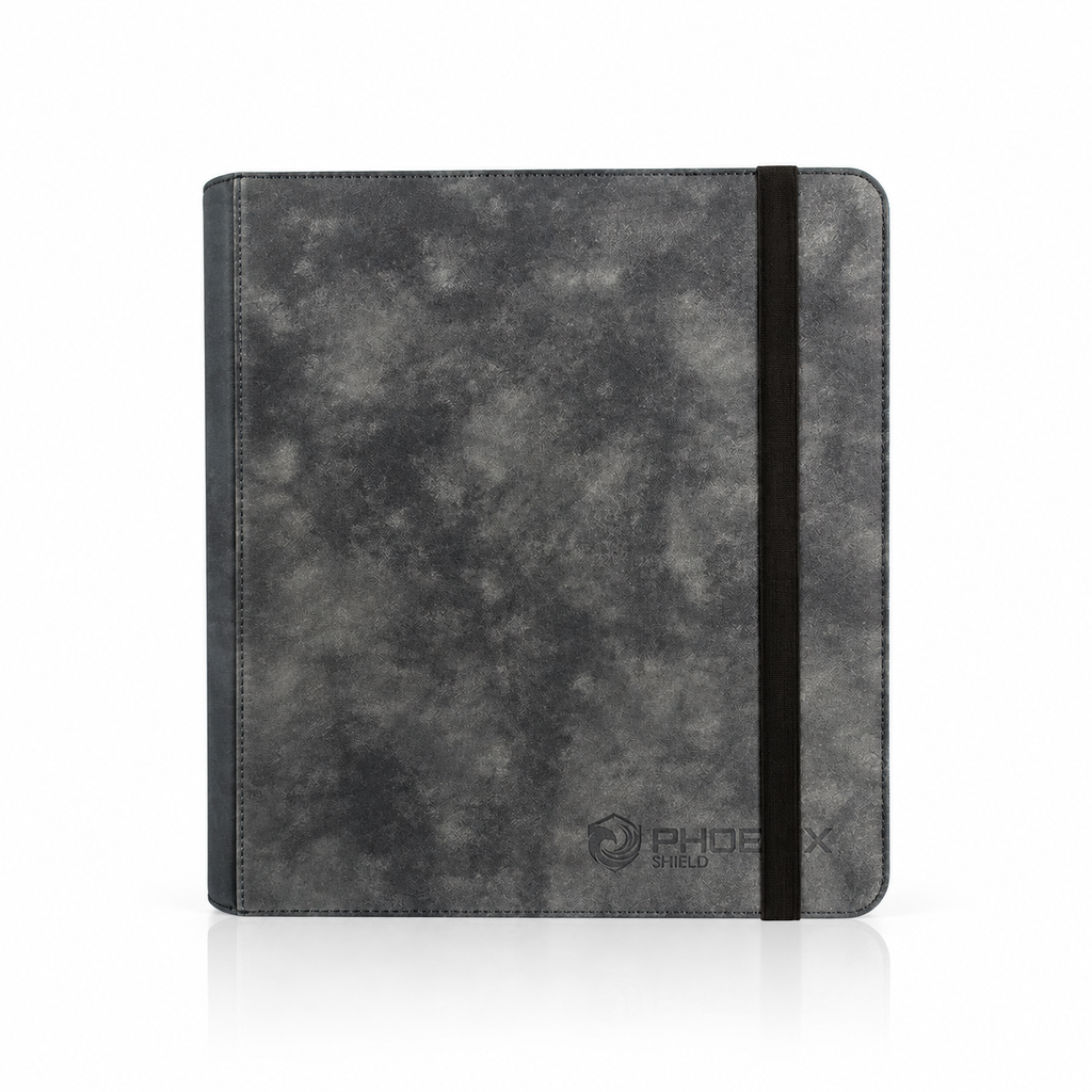Phoenix Shield – Portfolio Elite 900 Cartes – 9 Pochettes – Noir – Fermeture Élastique