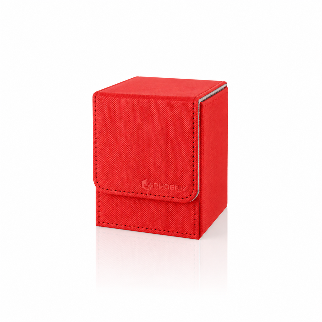Phoenix Shield – Deck Box 100+ – Rouge – Fermeture Magnétique