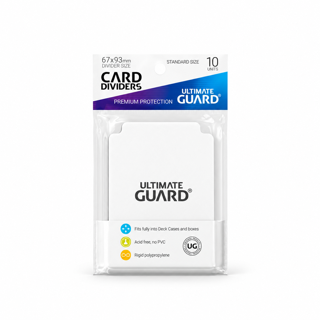Ultimate Guard – Card Dividers – Blanc – Standard – 10 Intercalaires