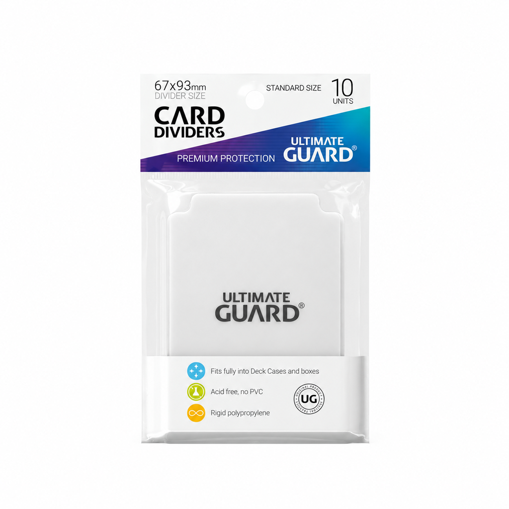 Ultimate Guard – Card Dividers – Transparent – Standard – 10 Intercalaires
