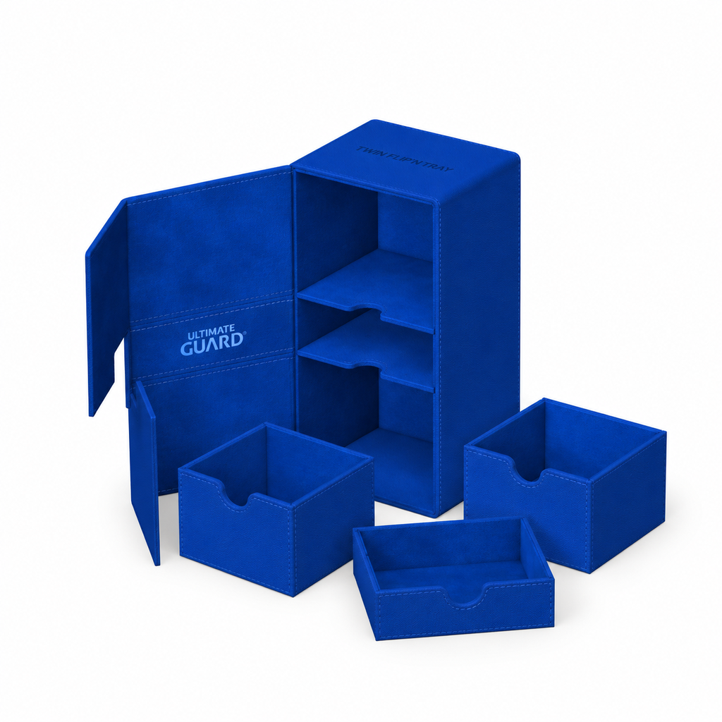 Ultimate Guard – Twin Flip'n'Tray 266+ XenoSkin – Bleu