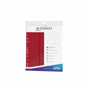 Ultimate Guard – Pages Side-Loading 18 Pochettes – Rouge – Lot de 10