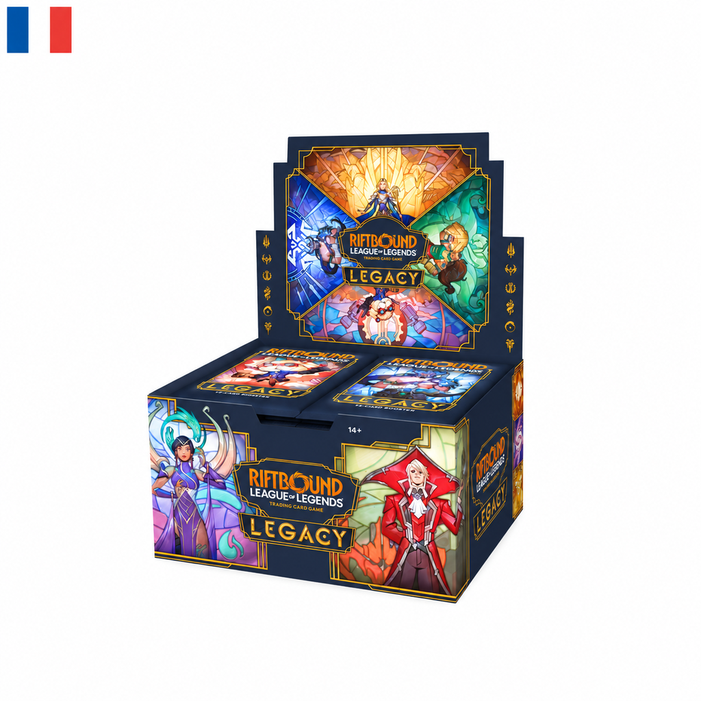 Riftbound – League of Legends TCG – Héritage (Legacy) – Display 24 Boosters FR