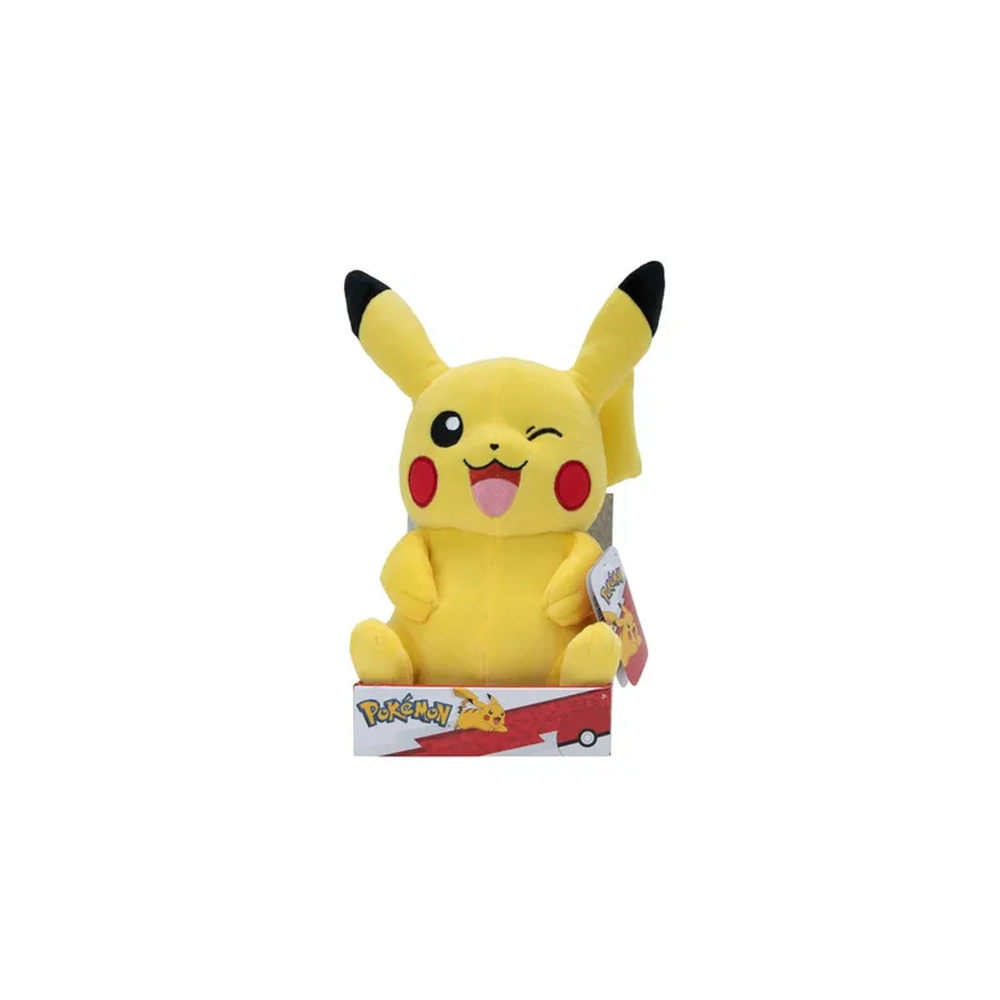 Pokémon – Peluche Pikachu Clin d’Œil – 30 cm