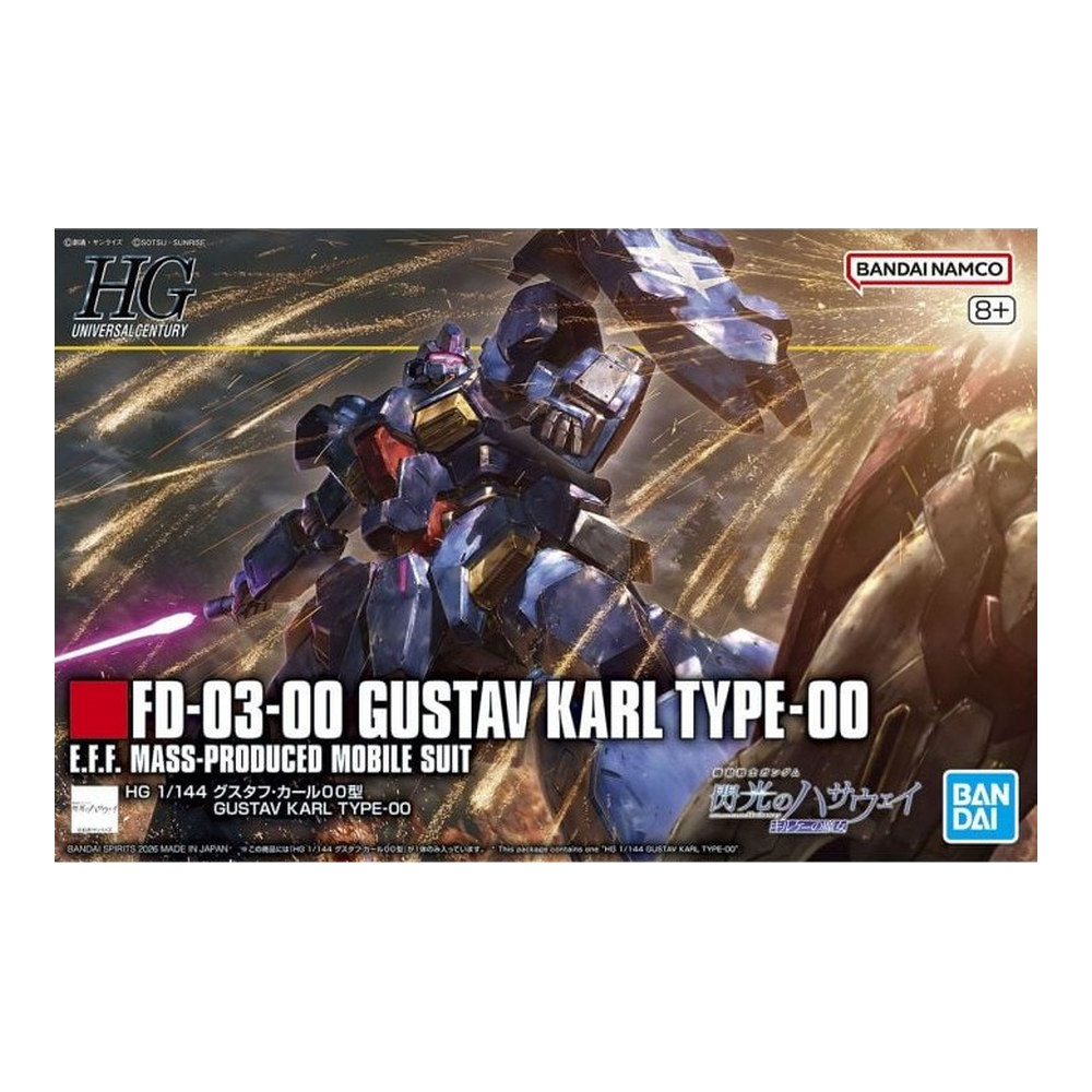 Gundam Hathaway – HG 1/144 Gustav Karl Type-00 – Bandai Spirits