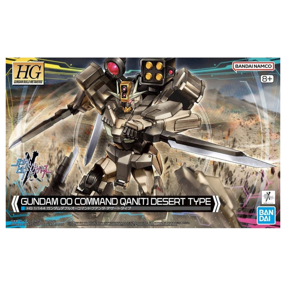 Gundam Breaker Battlogue – HG 1/144 Gundam 00 Command Qan[T] Desert Type – Bandai Spirits)