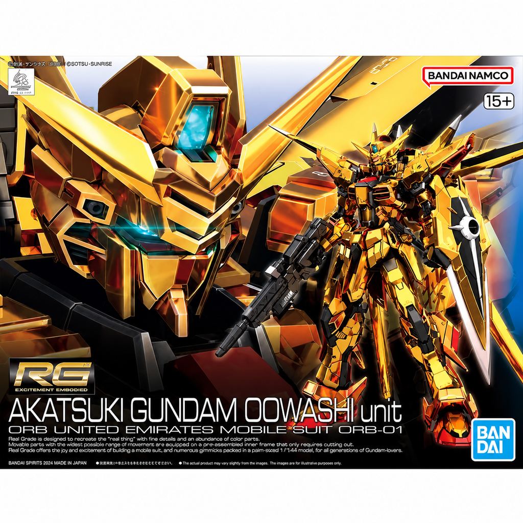 RG 1/144 Akatsuki Gundam Oowashi – Bandai Spirits