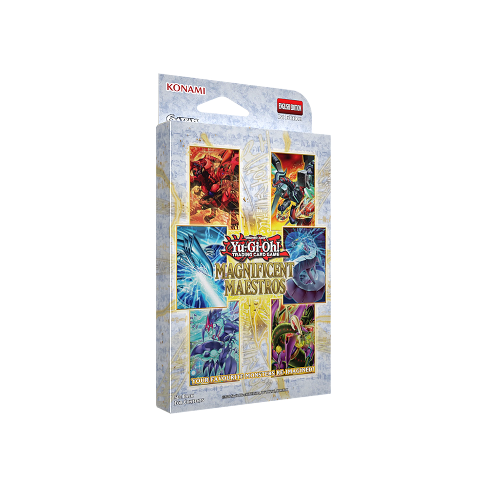 Yu-Gi-Oh! – Magnificent Maestros (Les Maîtres Fantastiques) – Tuckbox 3 Boosters – Anglais