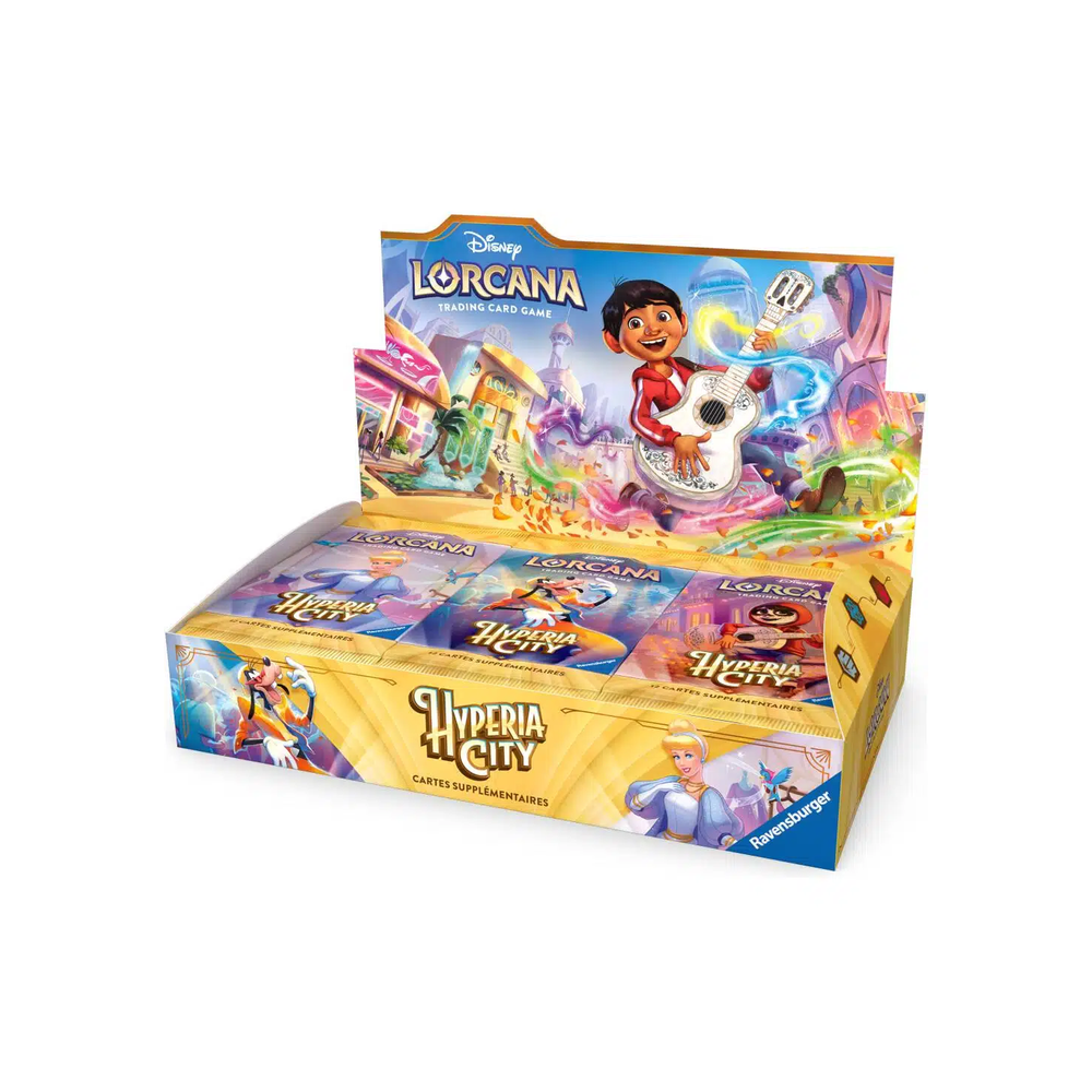 Disney Lorcana – Hyperia City – Chapitre 14 – Display 24 Boosters – Français