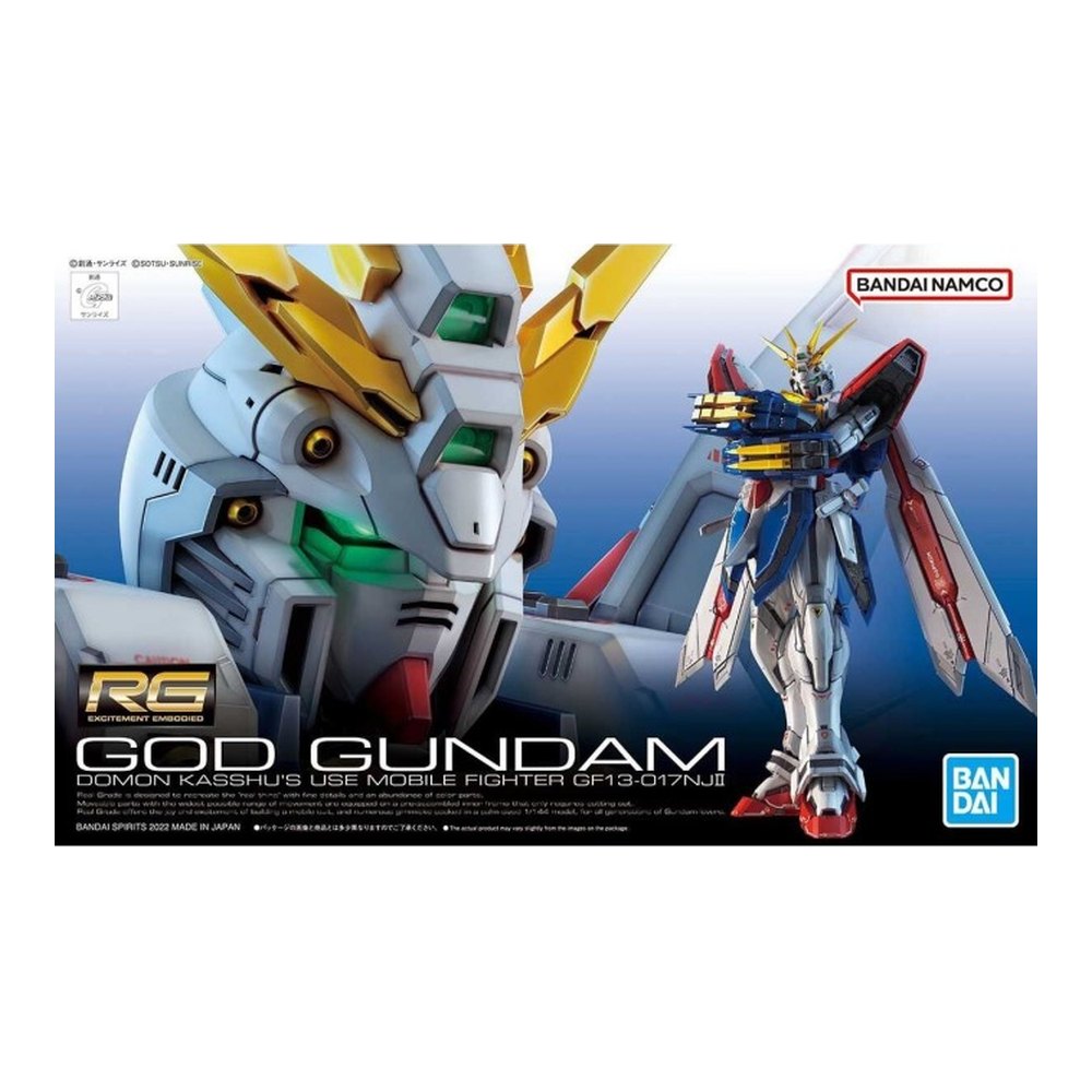 RG 1/144 God Gundam – Mobile Fighter G Gundam – Bandai Spirits