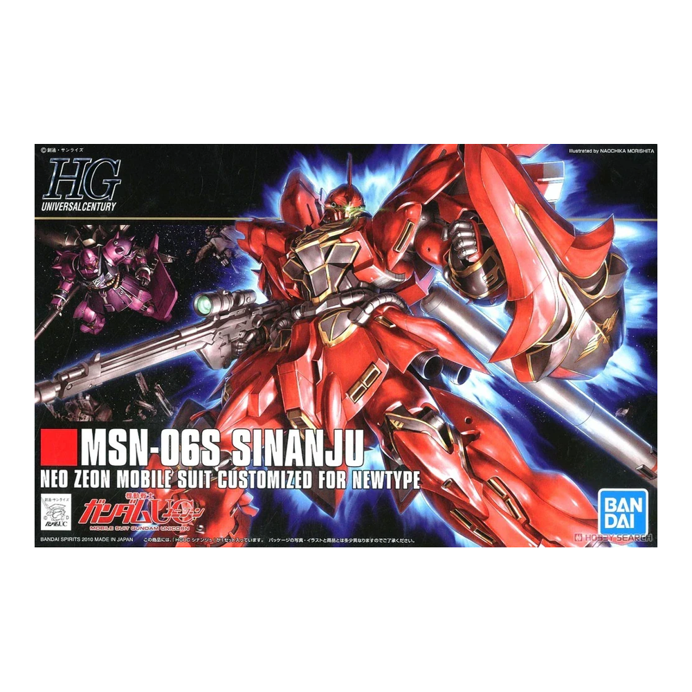HGUC 1/144 Sinanju – Mobile Suit Gundam Unicorn – Bandai Spirits