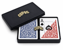 POKER PLASTIQUE JUMBO INDEX BOITE + 2 JEUX BLEU&ROUGE