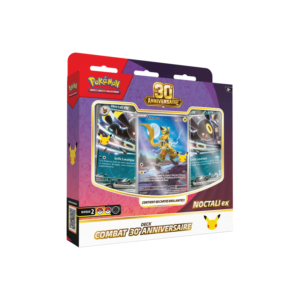 Pokémon JCC – Deck Combat 30e Anniversaire – Noctali-ex – Anglais