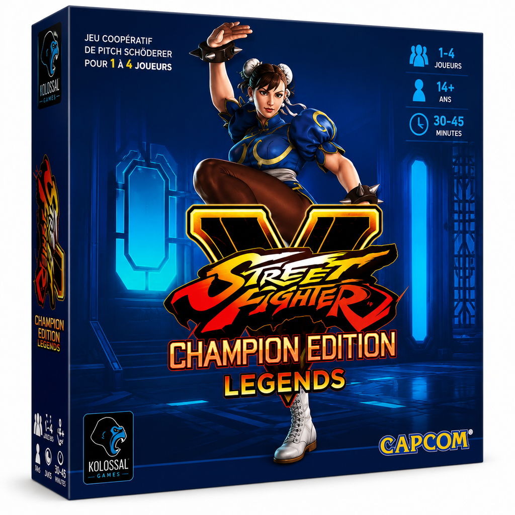 STREET FIGHTER V: CHAMPION EDITION LEGENDS - BLUE ED. (FR)