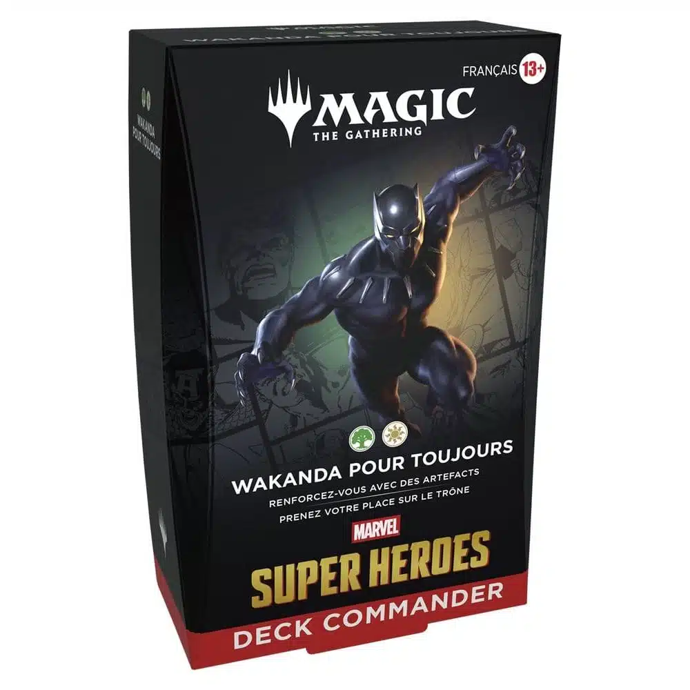 Magic The Gathering Marvel Super Heroes - Deck Commander Wakanda Pour Toujours (FR)