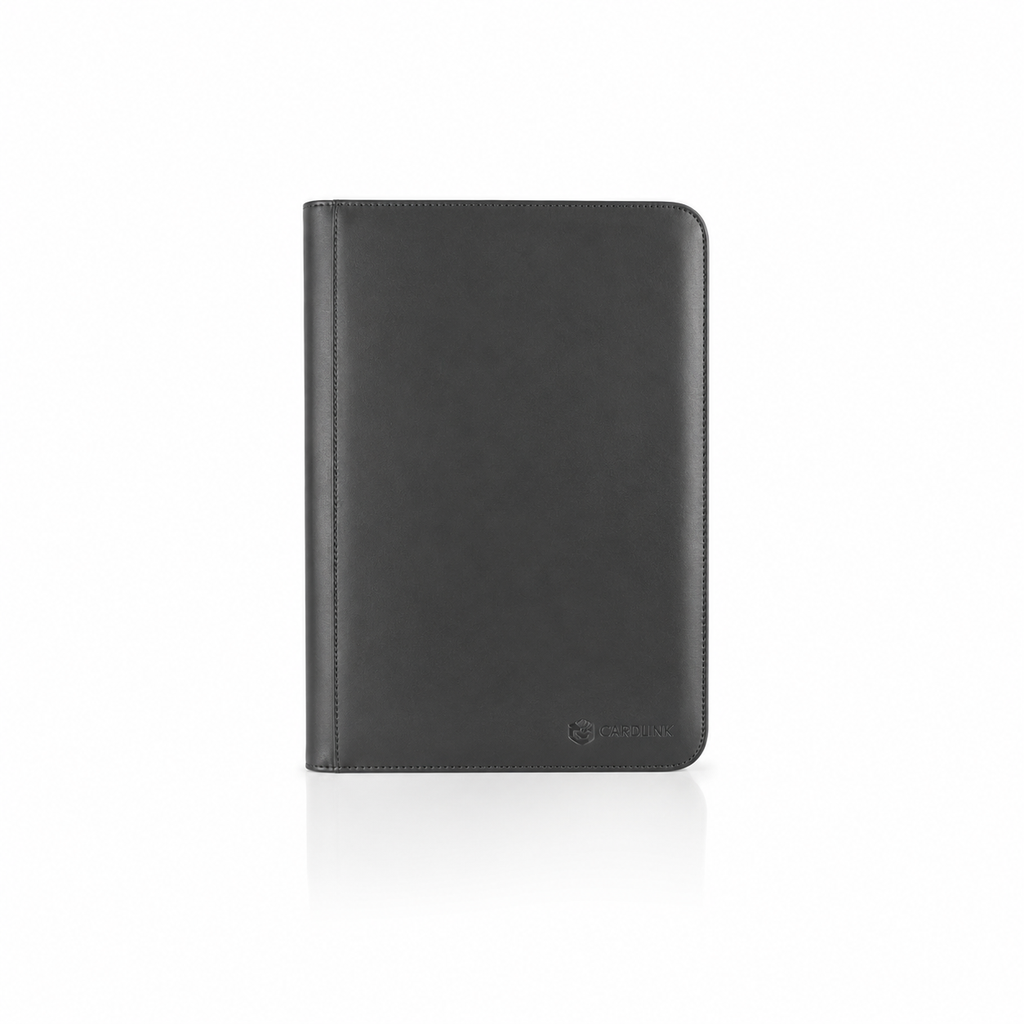 Phoenix Shield – Portfolio Deluxe à Fermeture Zip pour Toploaders 360 Cartes Noir
