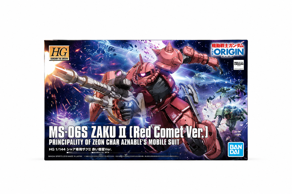 Bandai – HG MS-06S Zaku II (Red Comet Ver.) The Origin 1/144