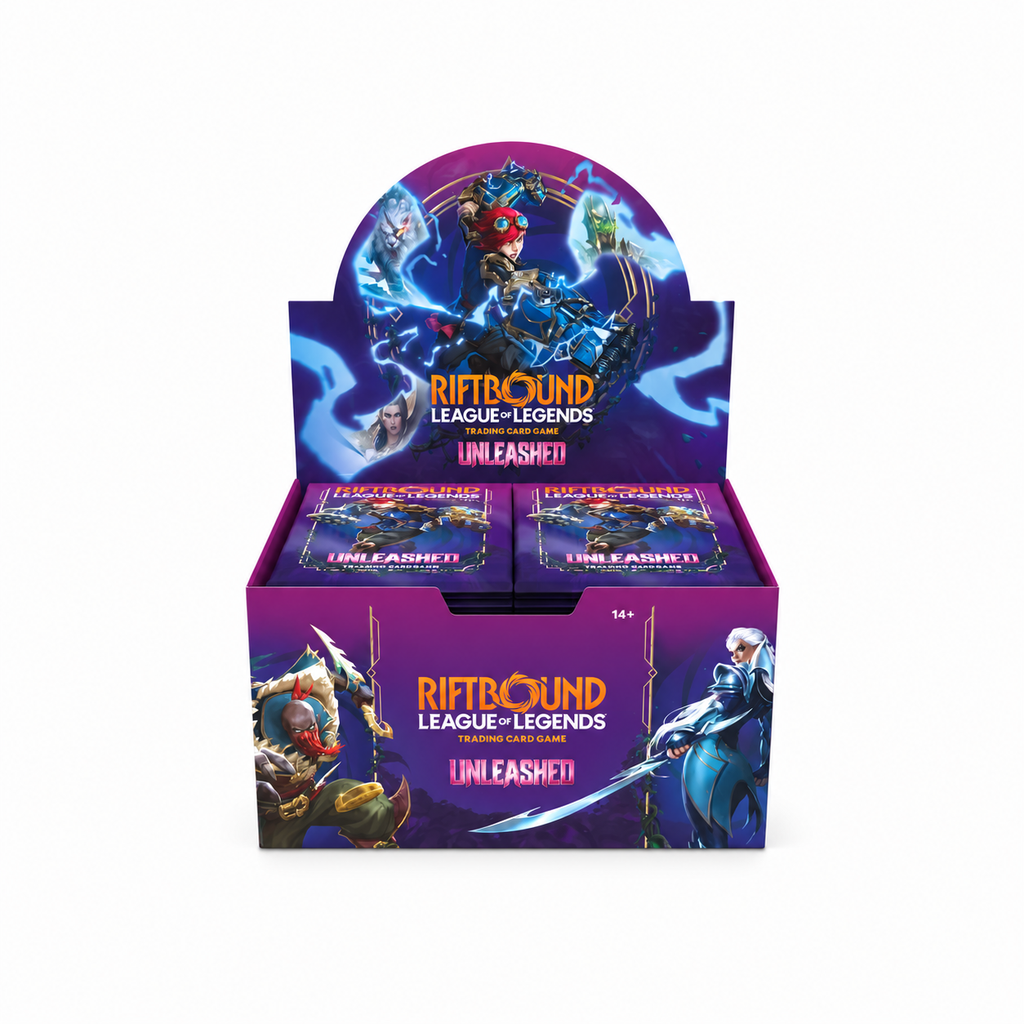 Riot Games – Riftbound: League of Legends – Boîte de 24 Boosters Déchaînés (FR)