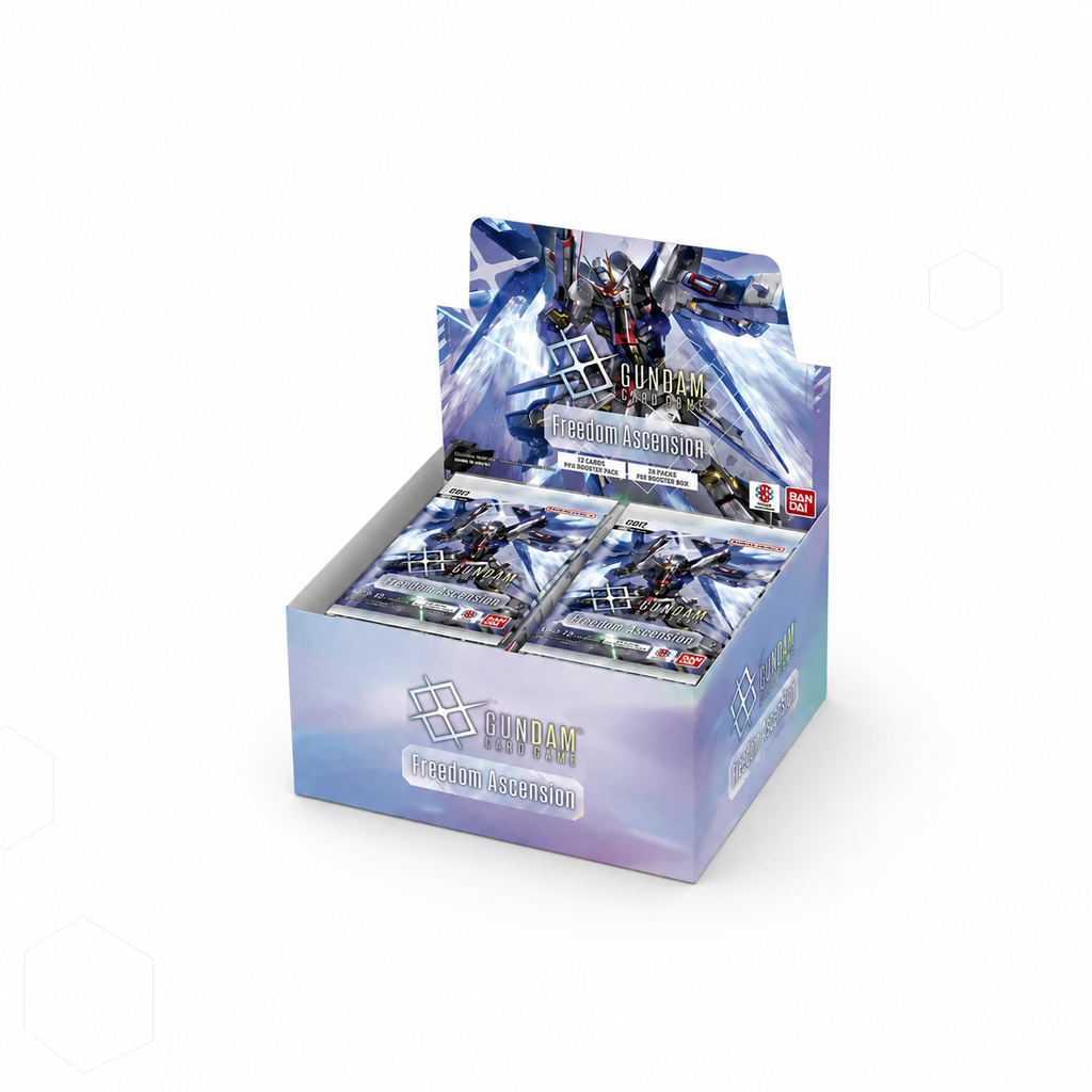 Bandai – Gundam Card Game – Freedom Ascension GD05 – Boîte de 24 Boosters (EN)