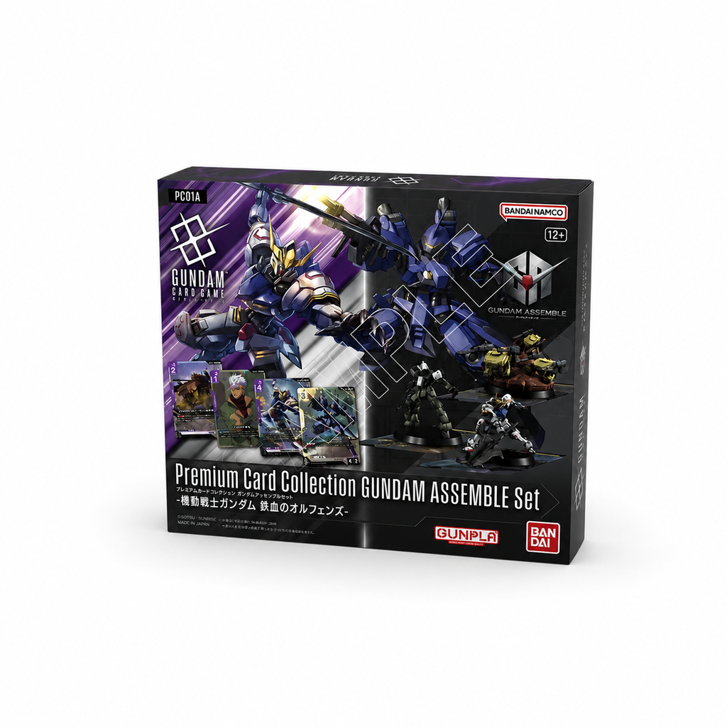 Bandai – Gundam Card Game – Premium Card Collection Gundam Assemble Set PC01A – Iron-Blooded Orphans (EN)