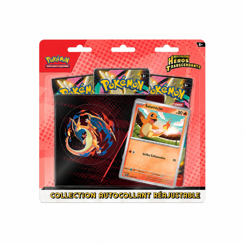 The Pokémon Company – Pokémon – Collection Autocollant Réajustable Héros Transcendants (ME02.5) (FR)