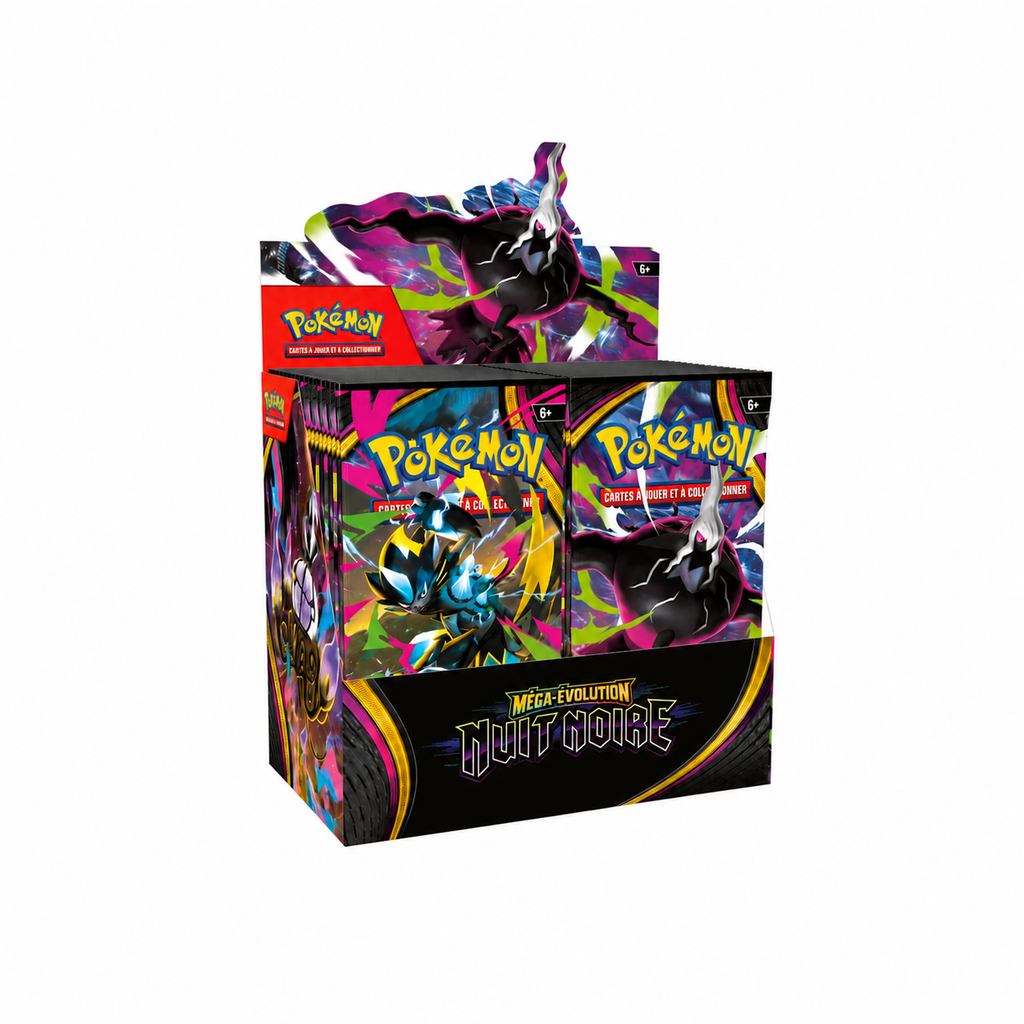 The Pokémon Company – Pokémon – Display Méga-Évolution : Nuit Noire (ME05) – Boîte de 36 Boosters (FR)