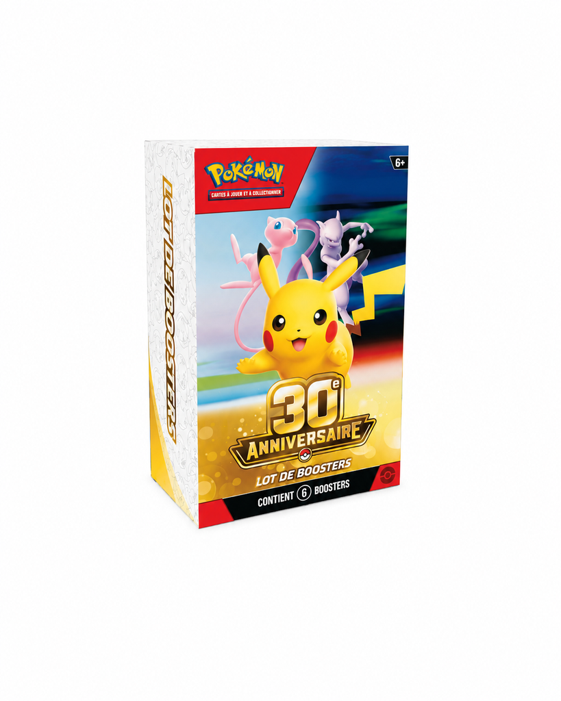 The Pokémon Company – Pokémon – Bundle de 6 Boosters 30ᵉ Anniversaire (FR)