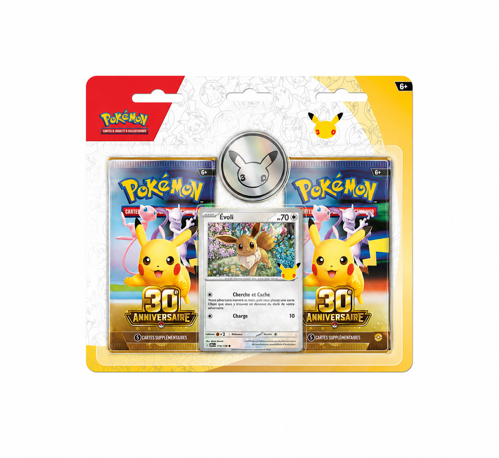 The Pokémon Company – Pokémon – Blister 2 Boosters 30ᵉ Anniversaire - (FR)