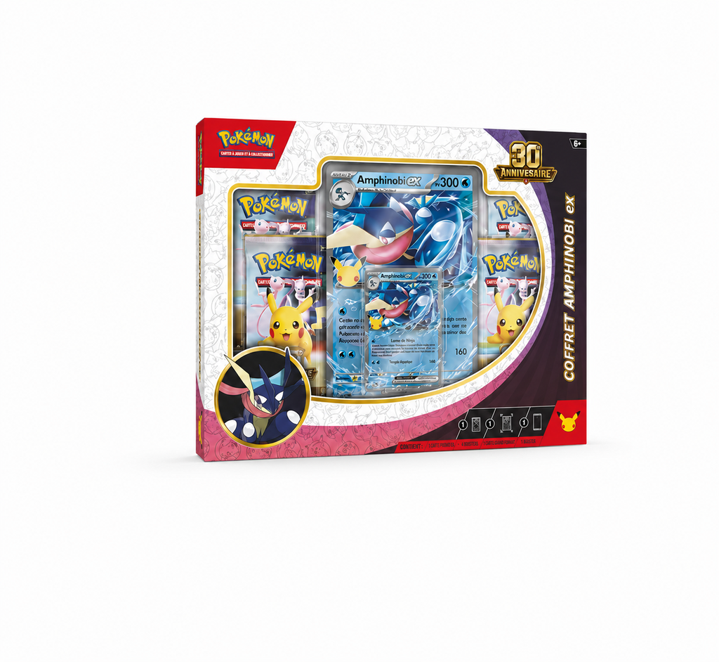 The Pokémon Company – Pokémon – Coffret Amphinobi ex 30ᵉ Anniversaire (FR)