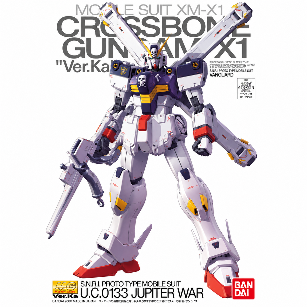 Bandai – Master Grade Ver.Ka Crossbone Gundam X-1 Full Cloth XM-X1 1/100 – Mobile Suit Crossbone Gundam
