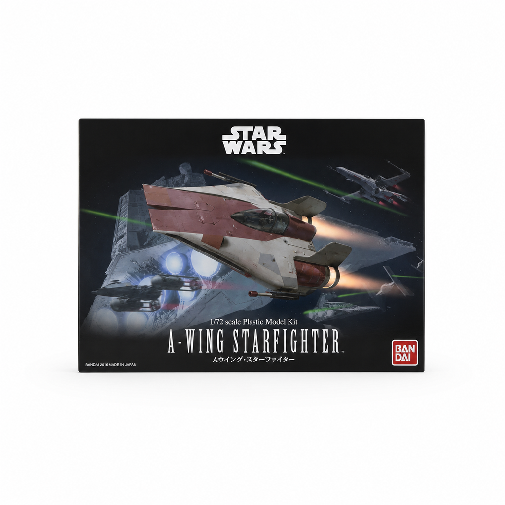 Bandai – Star Wars A-Wing Starfighter 1/72 Scale Model Kit