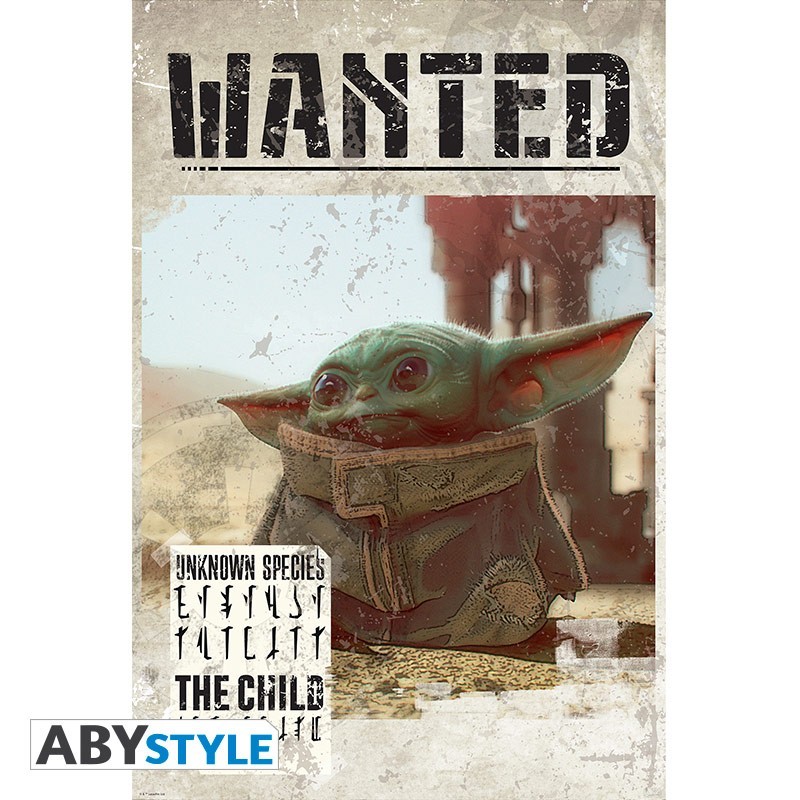 Poster Star Wars – Wanted The Child (Grogu) – 90 cm