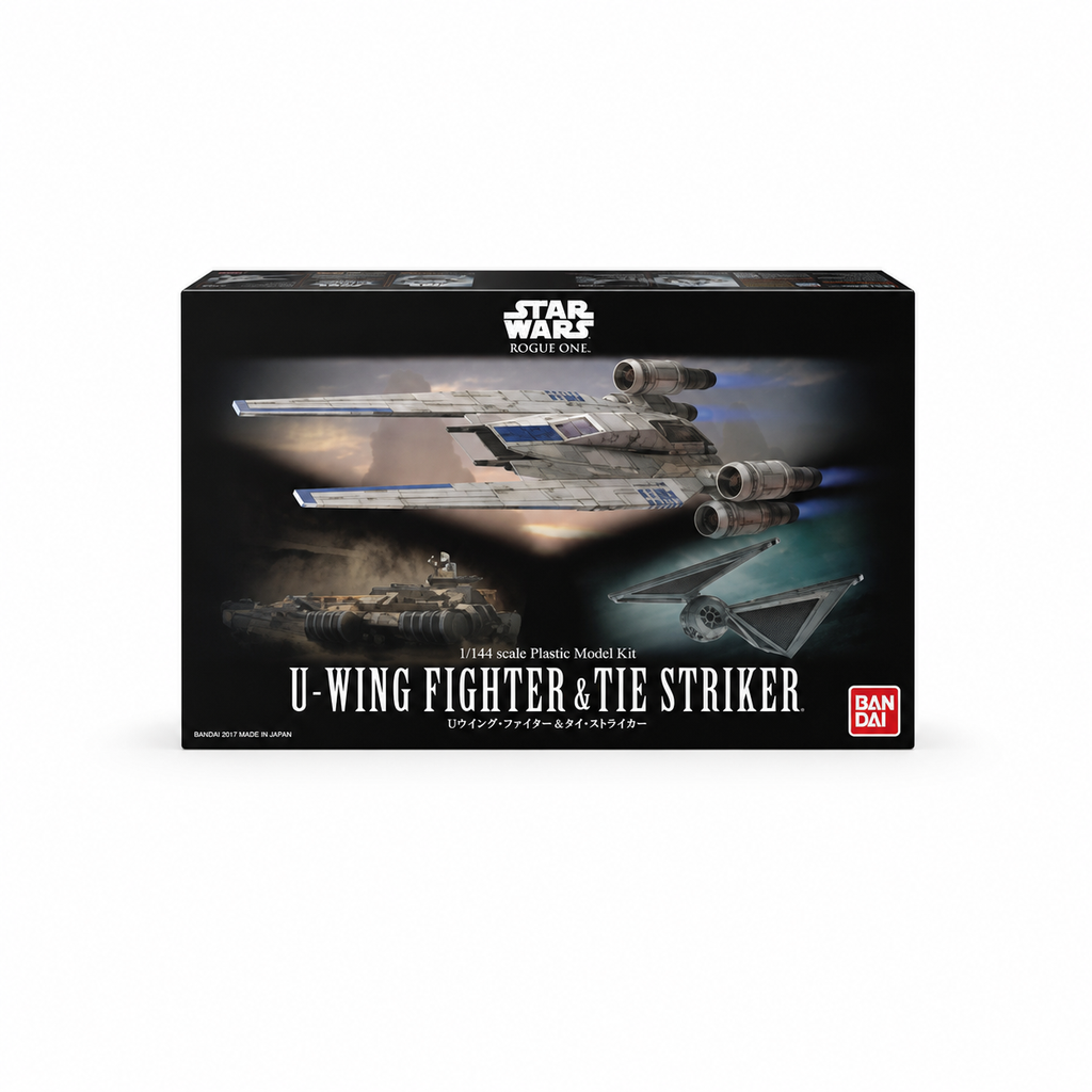 Bandai Star Wars – U-Wing Fighter & TIE Striker – Model Kit 1/144