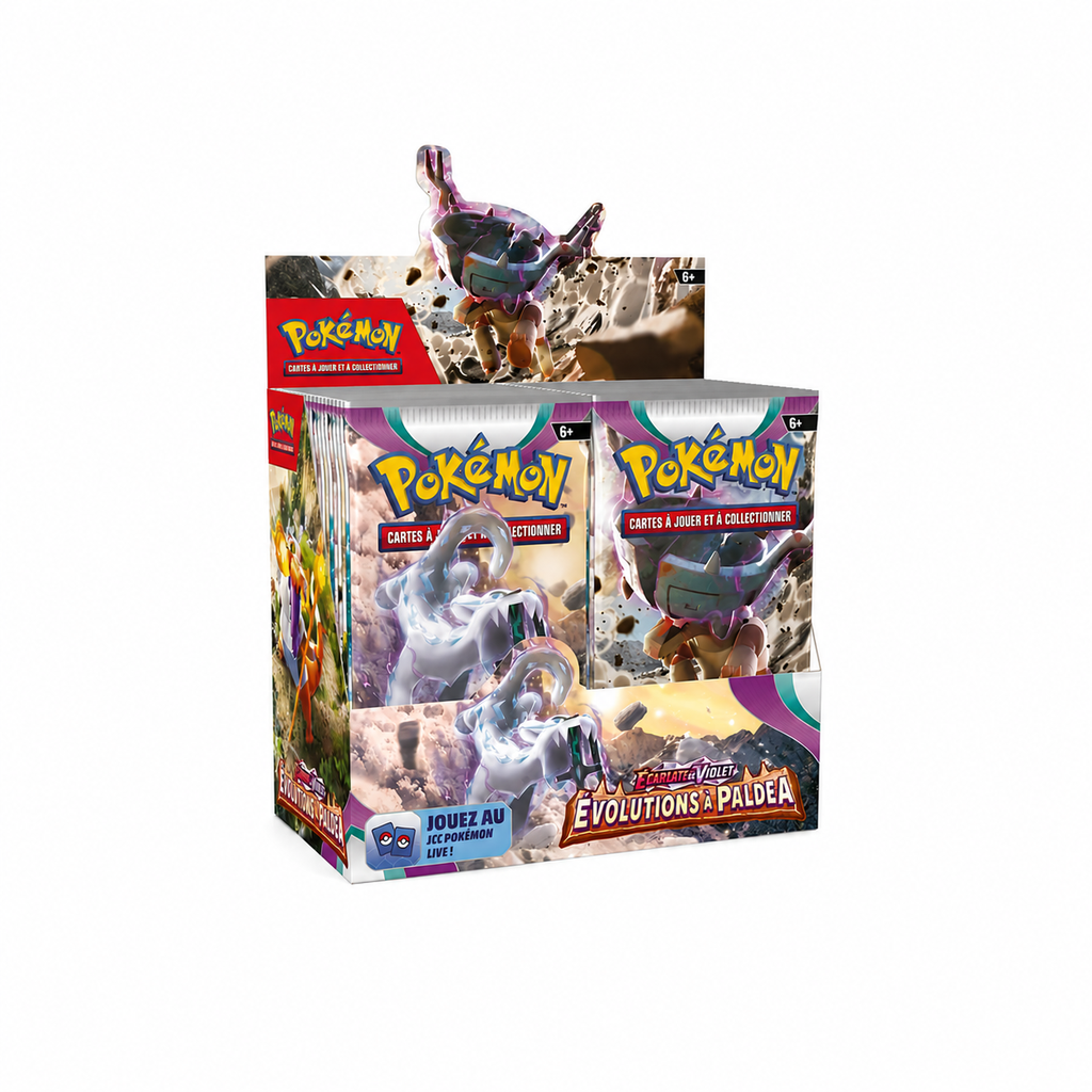 Pokémon – Écarlate et Violet : Évolutions à Paldea – Display 36 Boosters – FR