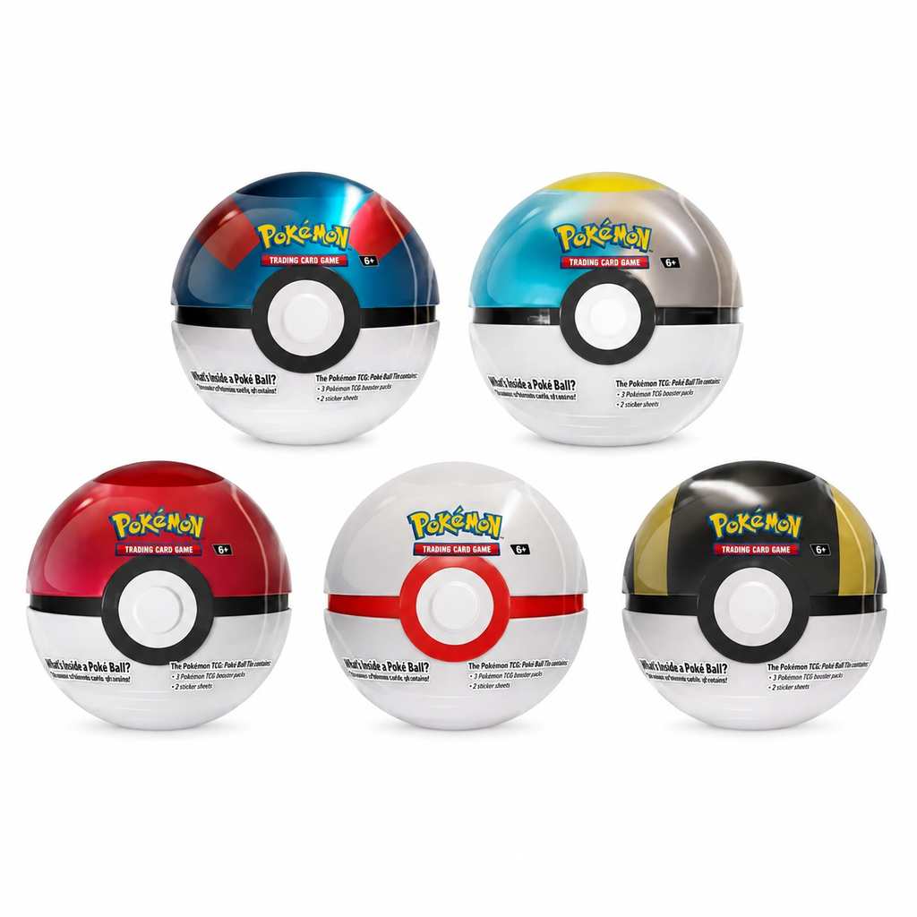 Pokémon – Poké Ball Tin – Modèle Aléatoire – EN