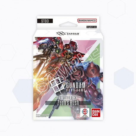 Gundam Card Game - Starter Deck - Zeon's Rush ST03