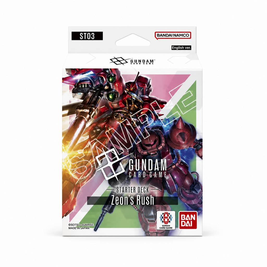 Gundam Card Game - Starter Deck - Zeon's Rush ST03