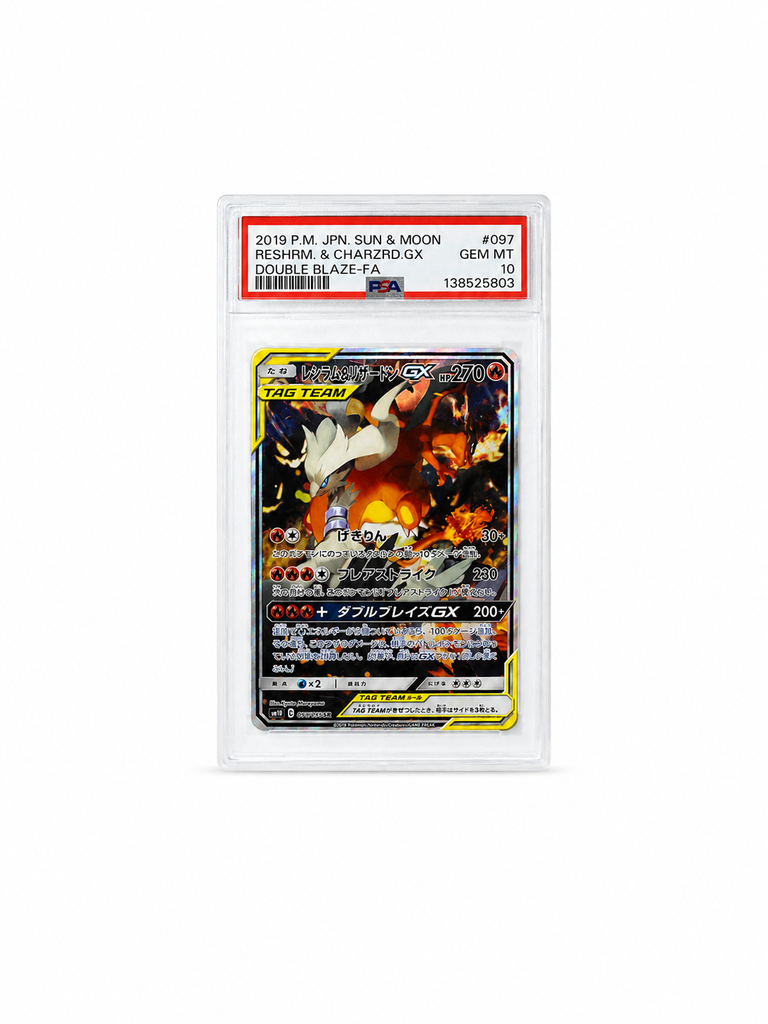 Reshiram et Dracaufeu TAG TEAM GX